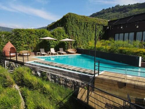 Cardedeu Hotel Lago De Coatepeque El Congo エクステリア 写真